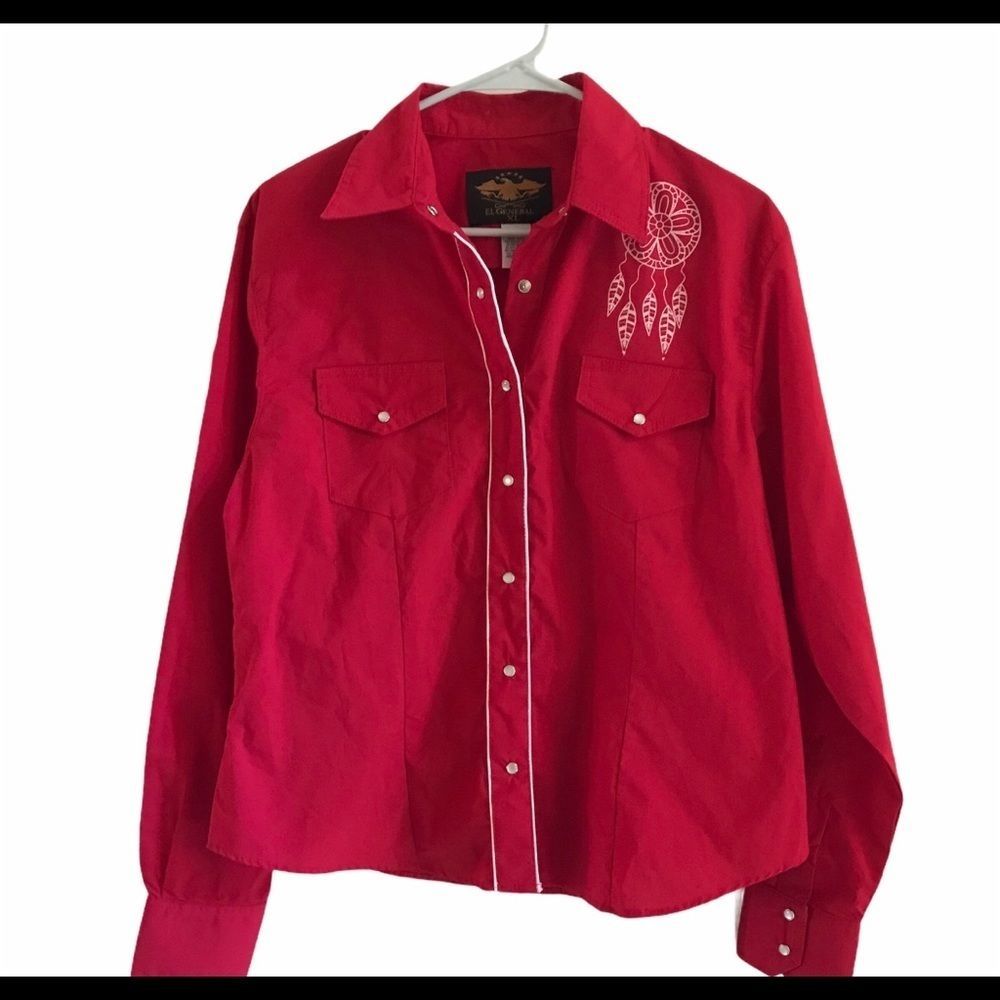 El General Snap Button Western Shirt Urban Cowboy